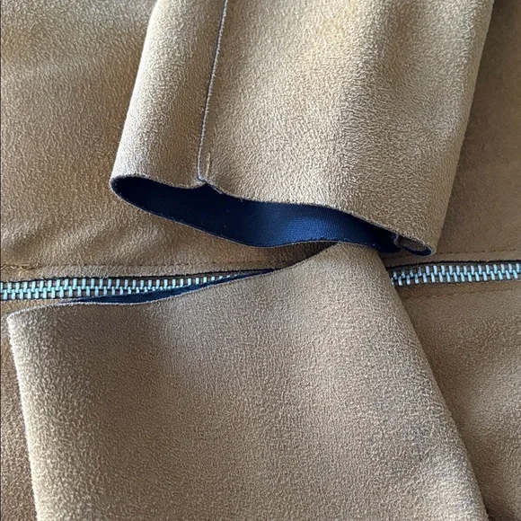 🌟HP🌟H&M Faux Suede Moto Jacket - Picture 11 of 14